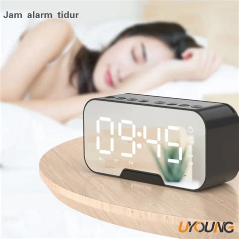 Hot Bluetooth Speaker LED Digital Alarm Clock With FM Radio LED