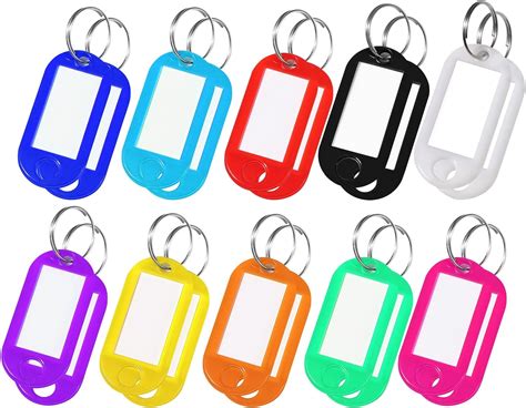 Oderra Porte Clef Etiquette En Plastique Couleurs Tiquette