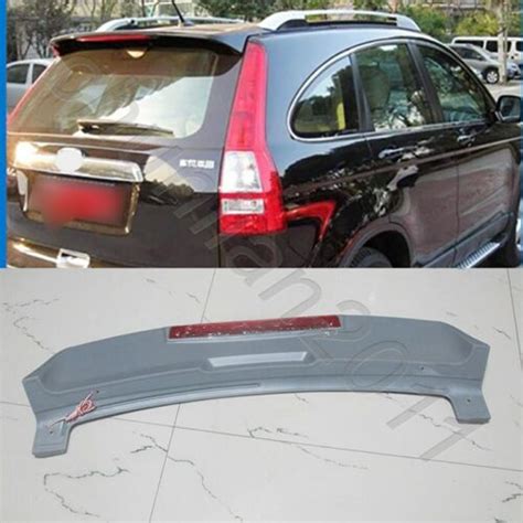 Factory Style Spoiler Wing ABS For 2007 2011 Honda CRV CR V LED Light