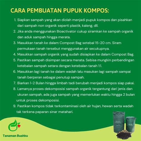 Jual Paket Compost Bag 80l Bio Activator Easy Grow Komposter Pupuk