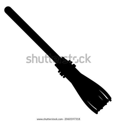 Halloween Magic Broom Witch Wizard Stock Vector Royalty Free 2060597318 Shutterstock