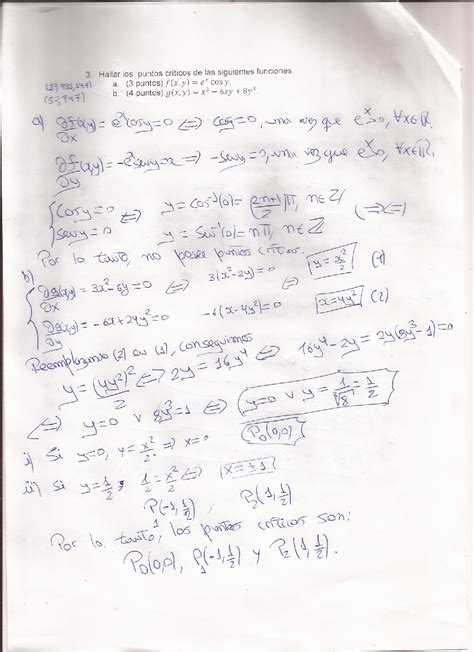 SOLUTION Examenes De An Lisis Matem Tico 3 Ingeniera De Alimentos