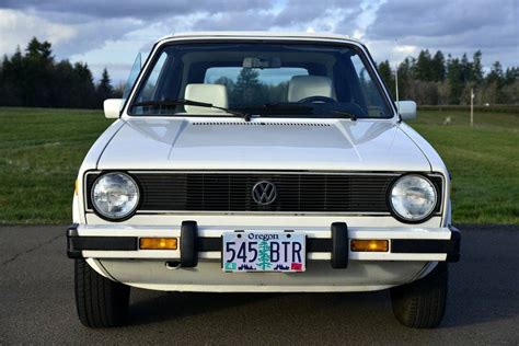 1985 Volkswagen Rabbit Triple White AC Convertible VW Cabriolet Vw