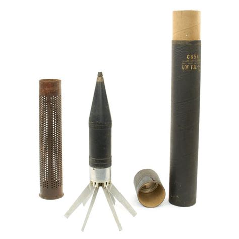 Original Vietnam War U.S. 106mm M40 Recoilless Rifle Inert Drill Round – International Military ...