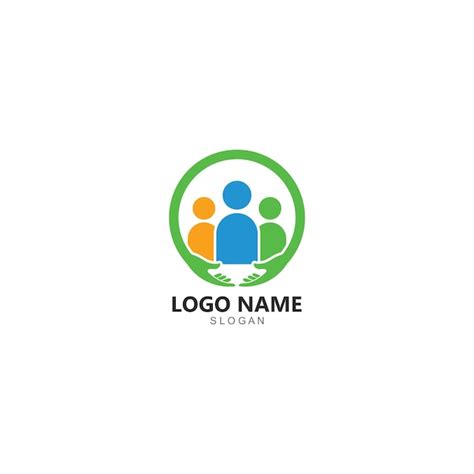 Premium Vector Adoption And Community Care Logo Template Vector