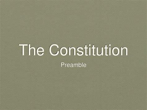 Ppt The Constitution Powerpoint Presentation Free Download Id 8787910