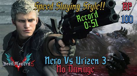 Devil May Cry Nero Vs Urizen Seconds No Damage Speed