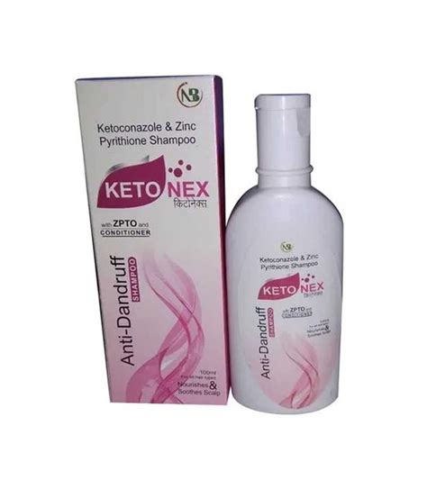 Keto Nex Shampoo Ketoconazole Zinc Pyrithione 100ml Wealzin