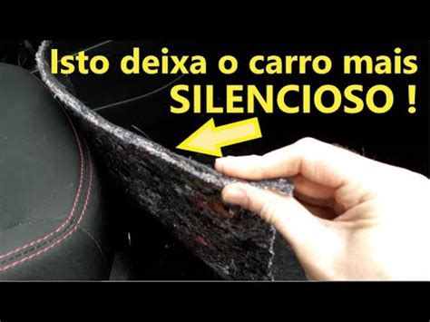 Menos Barulho Do Motor Dentro Do Carro Dica Vencedora Youtube