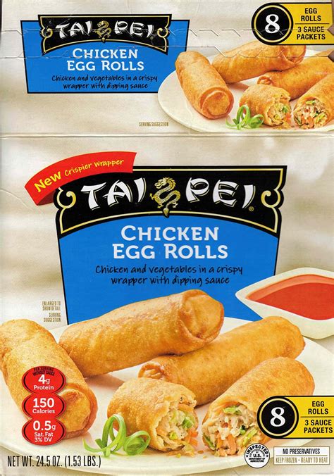 Tai Pei Chicken Egg Rolls Review Shop Smart