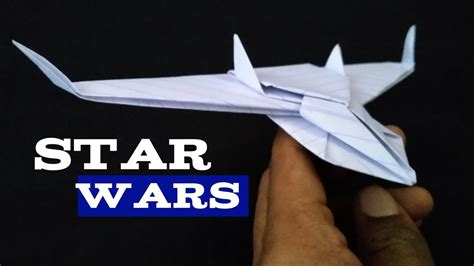 Cara Membuat Origami Pesawat Star Wars Langkah Langkah Mudah Easy