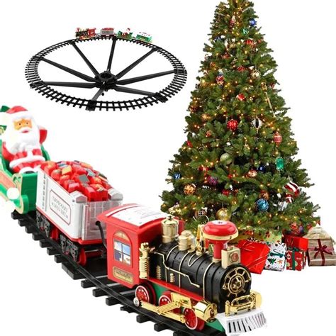 Juego De Tren El Ctrico De Navidad Para Ni Os Coche De Juguete Con