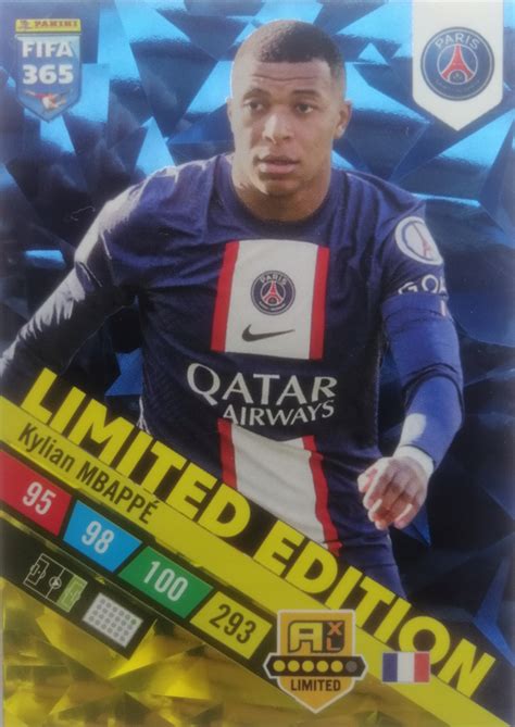 Kylian Mbappe Karta Limited w Karty sportowe Kolekcje pamiątki