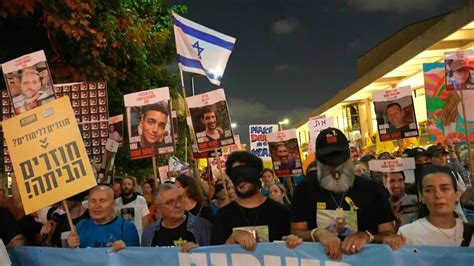 Israelis Rally In Tel Aviv For Release Of Hostages As Gaza Talks Resume