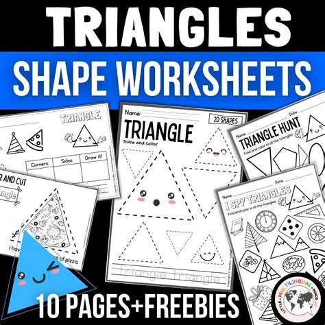 Kindergarten 2d Shapes Worksheet Triangles Shape Sort Shape Hunt Math Made By Teachers