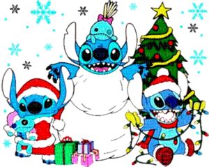 Stitch Christmas Stitch Christmas Png Gratuit Picmix