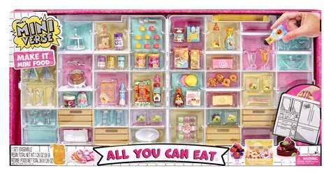 Brinquedo Miniverse Mini Food Maxi Set Posters Presentes