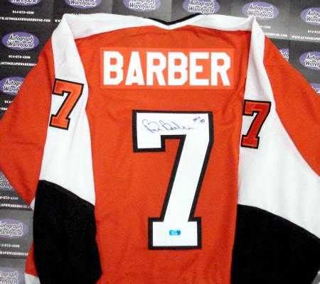 Bill Barber autographed Jersey (Philadelphia Flyers)