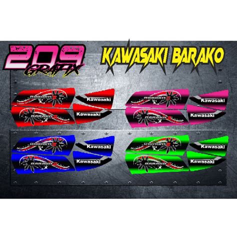 Kawasaki Barako Stock Decals Shopee Philippines