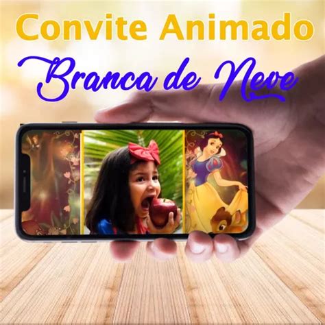 Convite Virtual Animado Branca De Neve At Fotos Venda Em S O