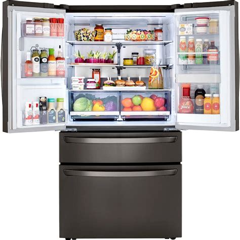 Lg 295 Cu Ft 4 Door French Door Refrigerator With Door In Door And