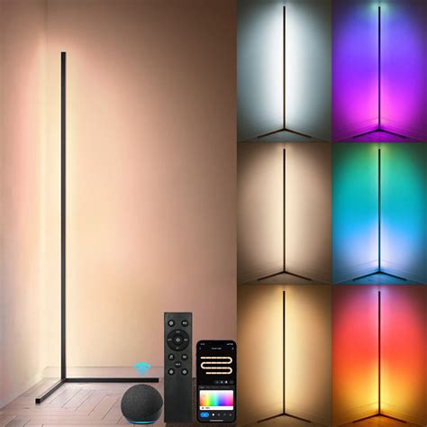 Tacopet Rgbww Corner Lamp Color Changing Floor Lamps For Living Room