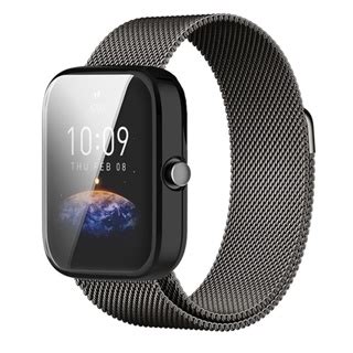 Milanese Magnetic Loop Strap Case Protector For Amazfit Bip Bip