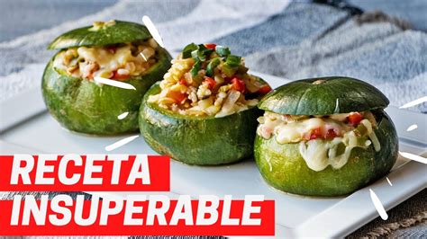 ZAPALLITOS RELLENOS VEGETARIANOS Receta rápida SIN HORNO YouTube