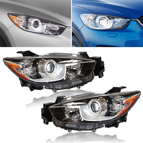 For 2013 2014 Mazda CX 5 Headlights Driver Passenger Pair Set