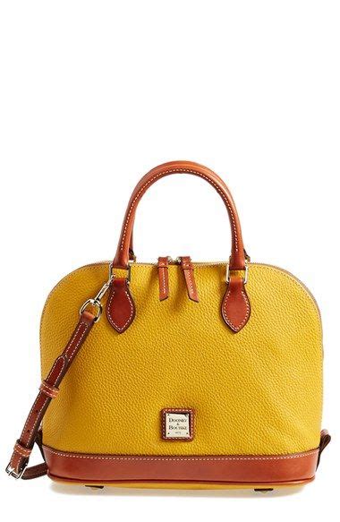 Dooney Bourke Pebble Grain Collection Water Repellent Leather Zip