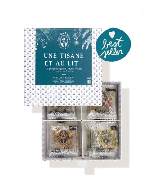 Coffret Cadeau De Tisanes Bio Une Tisane Et Au Lit De Chic Des Plantes