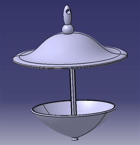 Télécharger fichier STL water trough for birds abreuvoir pour oiseaux