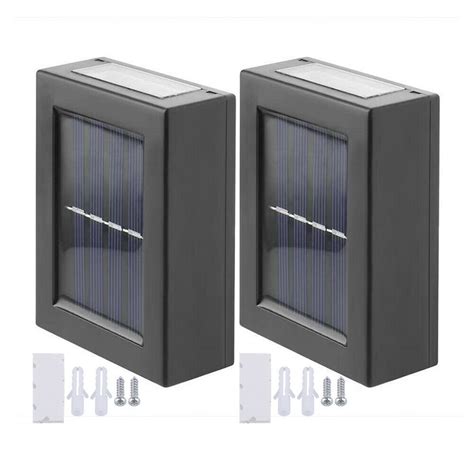 Set Lampi Solare Pentru Perete Exterior Iluminare Sus Jos Leduri