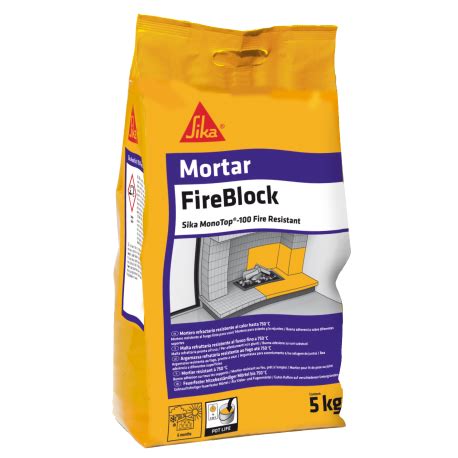 Mortero Refractario Sika Monotop Fire Resistant Gris