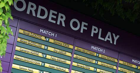 Wimbledon 2023: Order of play on Friday | Reuters