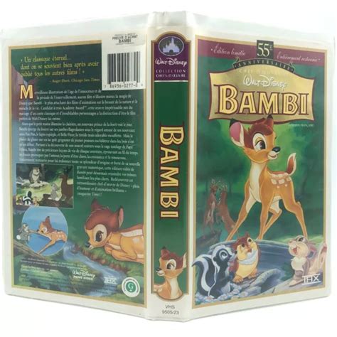 Bambi Limited Edition Walt Disney Masterpiece Collection Vhs