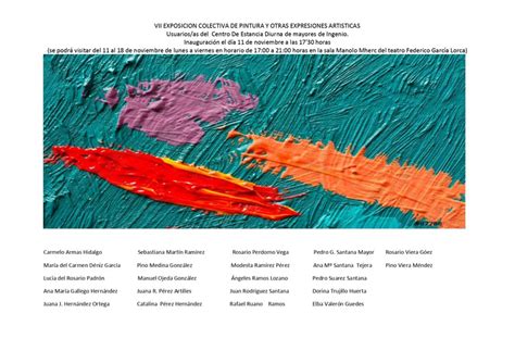 El C E D De Ingenio Prepara Su Exposici N Colectiva De Pintura Y Otras