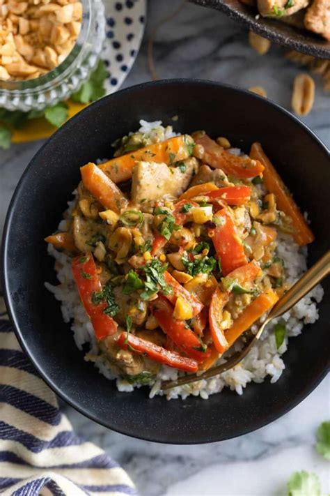 Peanut Chicken Stir Fry A Saucy Kitchen