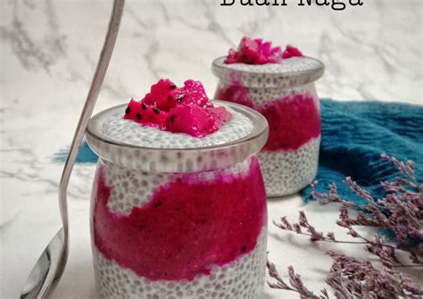 Resep Puding Chia Seed Buah Naga Oleh Adelia Firdaus Cookpad