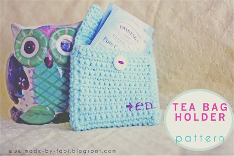 How To Crochet Tea Bag Holder Pouch