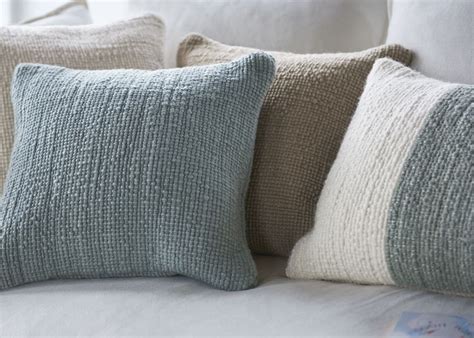 Knitty Wool Cushion | Handwoven Wool Scatter Cushion | Loaf