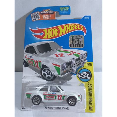 Jual Hot Wheels Factory Sealed Ford Escort Rs Putih Shopee Indonesia