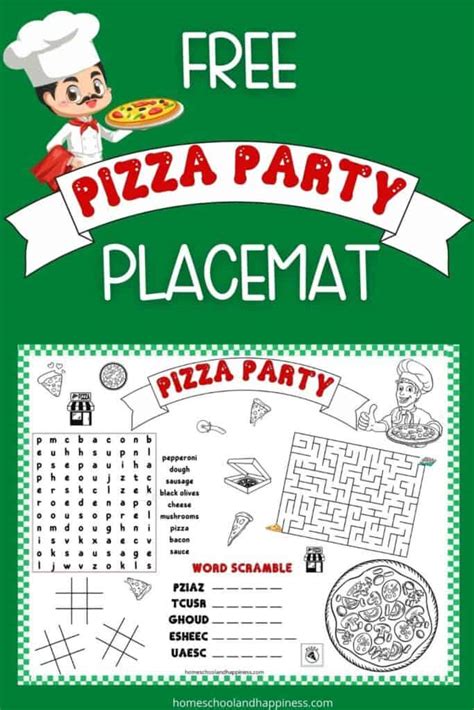 Easy Pizza Mazes For Kids