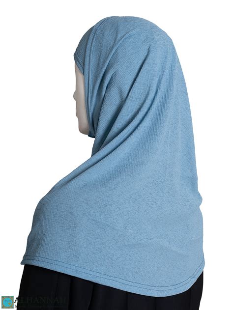 Solid 2 Piece Amira Hijab Sky Blue Hi2439 Alhannah Islamic Clothing