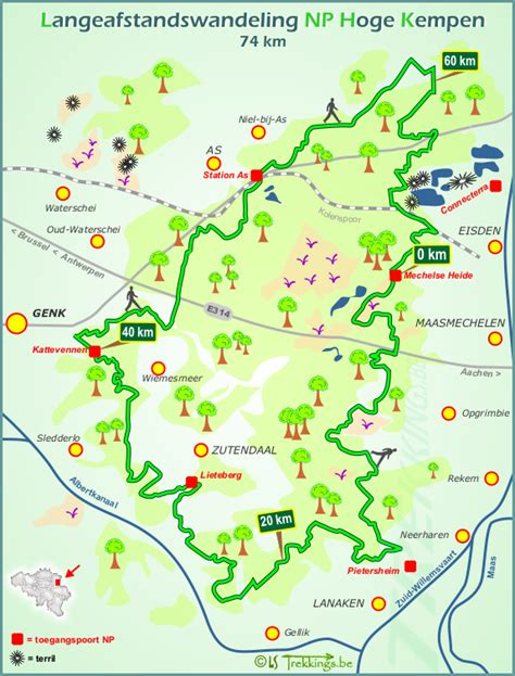 Wandelinformatie Nationaal Park Hoge Kempen En Blotevoetenpad