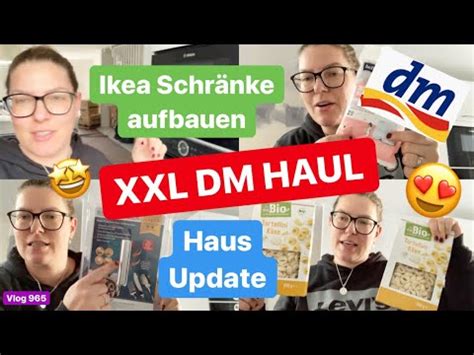 XXL DM HAUL l Ikea Schränke aufbauen l Einrichten Aufbauen l Vlog 965