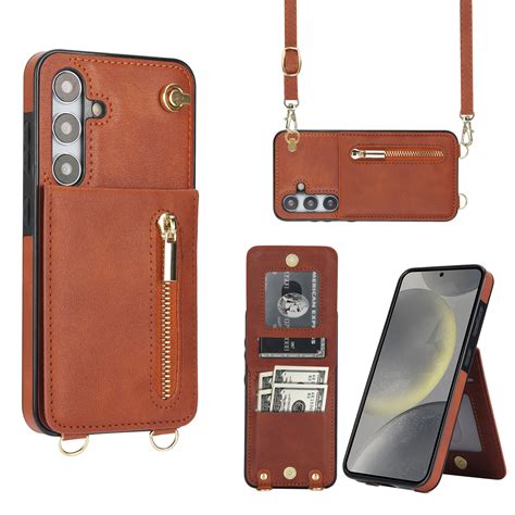 Samsung Galaxy S24 Hoesje Solidenz Fashion Wallet Met Koord Back