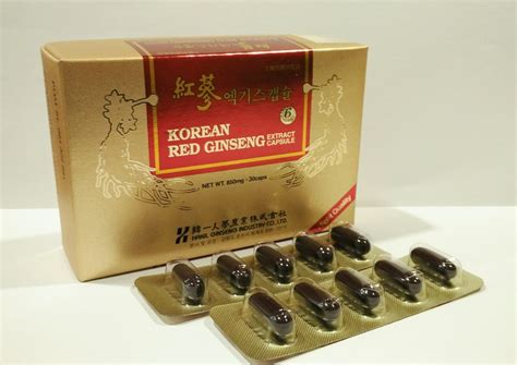 Jual Kapsul Red Ginseng Merah Korea Obat Herbal Obat Perkasa Herbal