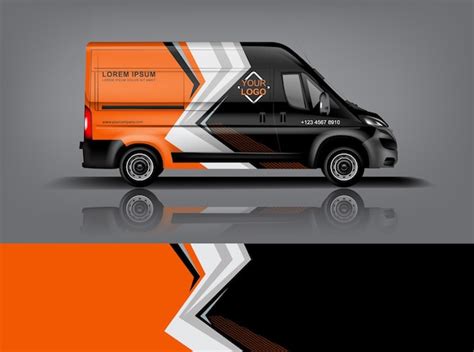 Premium Vector Van Wrap Design Wrap Sticker And Decal Design For