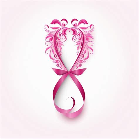 Premium AI Image Pink Ribbon For Gift Wrapping